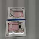 2 x for AirPods Pro 2 Case with Safety Lock & Phone Stand, Auto Opening AirPods Pro Case Cover Compatible with Airpods Pro 2nd/1st Generation Cases for Women Girly with Cleaner,Lanyard, Drop Protective