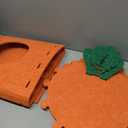 Rabbit Hideout,Felt Cloth Bunny Bed,Carrot Theme Guinea Pig Beds,Small Animal Hideaway House,Rabbits Hiding Hut for Ferret Chinchilla Hedgehog