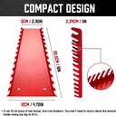 ALOANES 78-Slot Metal Wrench Organizer, Heavy Duty Wrench Organizer Tray for Tool Box, Professioanl Fit SAE & Metric Wrench Storage, 6 Pack Wrench Holders(3 Colors)