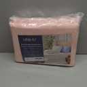 MR&HM Full Size Bed Sheets, 4-Piece Cooling Sheets, Rayon Derived from Bamboo & Polyester Blend, Soft & Silky, 15" Deep Pockets with Elastic Straps, Hotel Luxury for Hot Sleepers, Pink