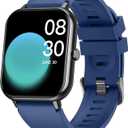 Smart Watch for Women Fitness Tracker: Blue Smartwatch with Bluetooth Call Blood Oxygen Blood Pressure Monitor Compatible with Android Ios 100+ Sport Modes Heart Rate Step Counter Waterproof Ip67