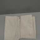 Home Brilliant Rectangle Throw Pillow Covers 12x20 Set of 2 Solid Striped Velvet Oblong Throw Pillow Case for Valentines Couch Chair Baby Toddler Lumbar Pillow, 12 x 20 inch, Cream Cheese