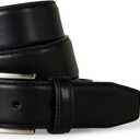 Amazon Essentials Men's Leather Belt, Classic Style (54, Black)