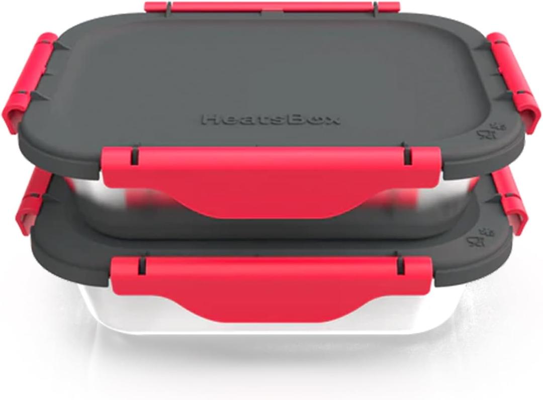 Inner Dish Set of 2 Reusable Stainless Steel Containers with Lid to Meal Prep Food | Freezer and Oven Safe | Compatible Go Lunch Box (buy separately, not included)