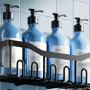 EUDELE  Rustproof Stainless Steel Shower Caddy,  No Drill Adhesive Bathroom Organizer, Space-Saving Shower Shelves for Apartment Essentials, Bathroom/Kitchen Storage Home Decor-L Size