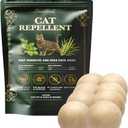 Cat Repellent Outdoor, Cat Scratch Deterrent Indoor, Stray Cat Repellents, Cat Urine Repellant, Cats Pee Deterrents, Keep Cats Away for Furniture, Garden & Yard-8 Pcs