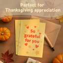 RUXRQPJ 12-Pack Thank You Cards with Envelopes & Stickers - 5x7 Inch Blank Inside - 6 Fun & Heartfelt Designs - Cute Appreciation Cards for Teachers, Coworkers, Friends, Family