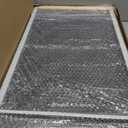 Hicarer 4 Pcs Adjustable Window Screen, 15 Inches High x 25-45 Inches Wide