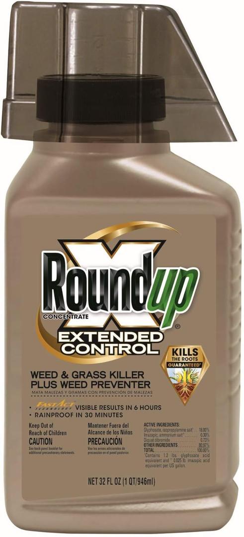 Roundup Concentrate Extended Control Weed & Grass Killer Plus Weed Preventer II