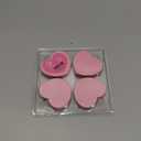 50-Count Heart Shape Compressed Facial Sponges, 100% Natural Cosmetic Spa Sponges for Facial Cleansing for Daily Facial Cleansing, Exfoliating Mask, Makeup Remover. Ideal for Home and Travel. (Pink)