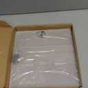 Uniclife Clear Acrylic Donation Box with Lock, 9.8" x 9.8" x 9.8", Large Square Suggestion Box with Slot and Lock, Plastic Ballot Box Raffle Box Storage Container for Fundraising Voting Charity