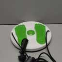 Ab Twist Waist Disc Board, Adjustable Waist Trainer Twisting Disc with Handles, Waist Slimming Balance Rotating Disc with Massage Foot Sole for Slimming Waist Arms Hips and Thighs (Green B)