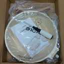 CAROTE Non Stick Frying Pan Skillet, Omelet Pan, Healthy Non Toxic Granite Chef Pan, Induction Compatible Egg Frying Pan with HeatResistant Handle, PFOAFree,Cream White, 8"