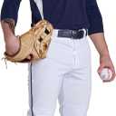 Champro Boys Triple Crown 2.0 Baseball Knickers with Braid (White, XL)