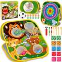 Animal Bean Bag Toss Game Toy Outdoor Toss Game, Family Party Party Supplies for Kids, Gift for Boys Birthday or Christmas for Toddlers Ages 3 4 5 6 Year Old