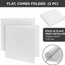 HOLDN' STORAGE Hard Plastic Liner for Pull Out Shelf, Fits Pull Out Cabinet Organizer 21" W x 20" L - Shelf Protector Liner, Clear Frosted