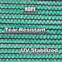 E.share 70% Green Colored Shade Cloth 20ft x 36ft Sun Shade Netting with Grommets, Breathable UV Block Balanced Shade for Garden Plants Patio Pergola Chicken Coop Kennel