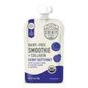 Serenity Kids 6+ Months Dairy Free Smoothie Baby Food - USDA Organic - Grass Fed Collagen Protein - 3.5 Ounce BPA-Free Pouch - Berry Butternut Protein Smoothie Baby Pouches - Count of 6