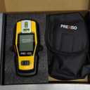 PREXISO 2-in-1 Stud Finder with Laser Level, Rechargeable Multi Surface Cross Line Laser & Wall Stud Scanners Tool for Hanging Frames & Picture, Wood Ac Wire Metal Studs Joist Pipe Detection