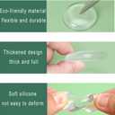 2 x Door Stoppers for WallAOPANDA Wall Protectors from Door knobs for Door Handle Guard Silencer Self Adhesive,Reusable Clear Rubber Guard Door Bumpers for Wall Protector(2 in*0.31 in,12Pcs)