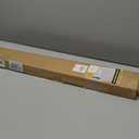 UNISHADES No Drill Blinds for Windows 1" Vinyl L-Shaped Slats Cordless Mini Blinds for Home, for Window Size 29" W × 64" H Grey