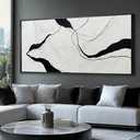 MLART99 Brown And Gold Wave Minimalist Artwork Textured Wall Art Rustic Abstract Oversized Decoration - 32x70 Inch Extra Large Contemporary Canvas for Living Room Entryway Decor