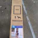 PetSafe Sliding Glass Pet Door - No-Cut DIY Install Doggy Door for Renters - Aluminum Frame - Adjustable Height 75 7/8" to 80 11/16" - Ideal for Medium Dogs Up to 40 lb - White