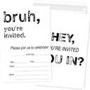 2 x You're Invited Birthday Party Invitations