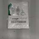 Unisex/Wheelchair Bathroom Sign by GDS - ADA Compliant, Wheelchair Accessible, Raised Icons, & Grade 2 Braille - Includes Adhesive Strips for Easy Installation - Bathroom Signs for Business, Restroom Sign, Restroom Signs for Business - 6" W x 8" H (Brushed Aluminum) - Made in USA