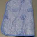 RIOGOO Dog Cooling Mat,Dog Blanket Washable,Cool Fabric & Internal Waterproof Cooling Pad (Blue, Medium (28X20 inch))