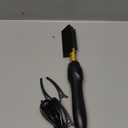 NICEMOVIC Ceramic Heating Hair Straightener Comb - Hot Pressing Brush for Natural Black Hair, Beard Wigs, and Curling (Gold)