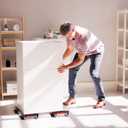 Yopay 5 Pack Furniture Mover Steel Tri-Dolly, 360 Rotation Wheels Furniture Dolly for Sofa Cabinet Refrigerator