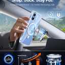 TORRAS Ostand for iPhone 17 Case Clear, Fit for MagSafe, 4X Military Drop Protection, Camera Control, Slim Magnetic Phone Case for iPhone 17 with Stand, Soft Edge, Anti Yellowing Cover 6.3", Clear