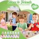 2 x Valentines Day Gifts for Kids - 28 Pack Gemstone Kit with Valentine's Cards for School Classroom Class Party Favor - Valentine Gift Exchange for Boys Girls Toddler