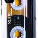 Case for Galaxy S20 FE with Reinforced Corners TPU Soft Bumper Retro Music Cassette Tape Case Compatible with Samsung Galaxy S20 FE