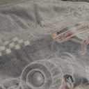 Boys Truck Car Toys Unique Gifts for Kids Glow in The Dark Blanket Glowing Cartoon Tractor Throw Blanket Soft Fleece Blanket Excavators Room Bed Sofa Decor Blankets