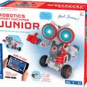 Thames & Kosmos Robotics Smart Machines Junior STEM Kit, Build & Code Your Robots Movements, Speed, Lights & Sounds, for Ages 8+, Use Screen-Free w/Built-in Buttons or via Block-Based Coding App