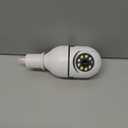 WESECUU Light Bulb Security Camera -5G& 2.4GHz WiFi 2K Security Cameras Wireless Outdoor Motion Detection and Alarm, Two-Way Talk, Color Night Vision, Human Detection, Bulb Camera Compatible with Alexa