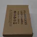 Vinkor Flameless Candles Battery Operated Candles Real Wax Pillar LED Candles with 10-Key Remote and Cycling 24 Hours Timer (Ivory 4" 5" 6" 7" 8" 9")
