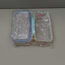 Hoolerry 4 Pcs Hard Clear Zipper Case Makeup Bags Plastic Zipper Pouch Transparent Storage Box Containers for Cosmetics, Snacks, Building Blocks, Puzzles(Clear,7.5 x 3.9 x 2 in,Soft Colors)