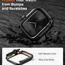 ULTIMAL Metal Case Compatible with Apple Watch Series 11/10 46mm with Back Cover, Military Grade Shockproof Protective Case, Rugged Cover for iWatch 46mm (Black)