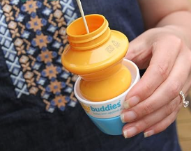 Duo GB Solar Buddies Refillable Roll On Sponge Applicator For Kids, Adults, Families, Travel Size Holds 100ml Travel Friendly for Sunscreen, Suncream and Lotions Pack of 1