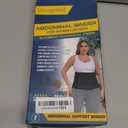 Postpartum Belly Band Abdominal Binder Post Surgery, for Natural Delivery & C-Section Recovery, 9.7" High Adjustable Compression Belly Wrap,Polyester Made with Bamboo Charcoal Fiber (Black, X-Large)