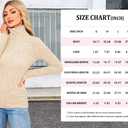 2 Pack Womens Long Sleeve Turtleneck Shirts Basic Fall Thermal Lightweight Pullover Tops Trendy Comfy Undershirts (Medium, Black, Coffee)