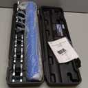 Orion Motor Tech Inner Tie Rod Removal Tool Kit, Inner Tie Rod Tool for Tie Rod Removal and Installation, Master Inner Tie Rod Tool Set with 12 Crowfoot Adapters 1/2 Inch Drive Tube (Blue)