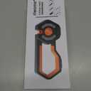 6-Stage Knife Sharpener - Premium Kitchen Knife Sharpeners - Adjustable Handheld Manual Knife Sharpeners for Kitchen Knives, Scissor and Chef Knife.Easy for beginners to use (ORANGE)