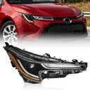 JFN LED Headlight Compatible with 2020-2022 Corolla L LE (Passenger Side (Right))