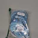 BERON 14 Inches Blue Wig Short Curly Wig with Bangs Women Charming Wigs Sky Blue Synthetic Wigs with Hairnet