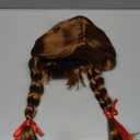 Occipa Horror Costume Adult Kids Long White Dress with Waistband Wig Full Set for Halloween (X-Large, Kids + Wig)