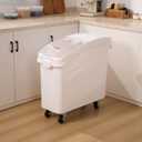 KONIX 21Gal Commercial Large Rice Storage Container Cereal Food Flour Bin